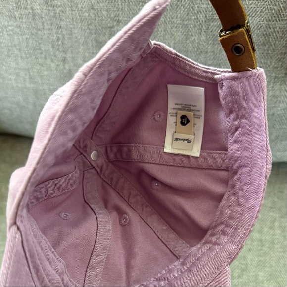 Madewell Lilac Organic Cotton Baseball Cap - Picture 7 of 7